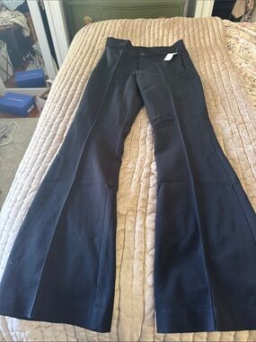 GAP Black High-Waist Flare Pants